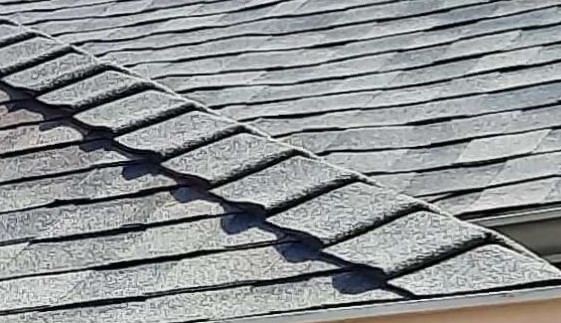 40-year asphalt shingles are thick and are rubberized to resist hail damage.